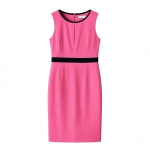 Calvin Klein hot pink shift dress